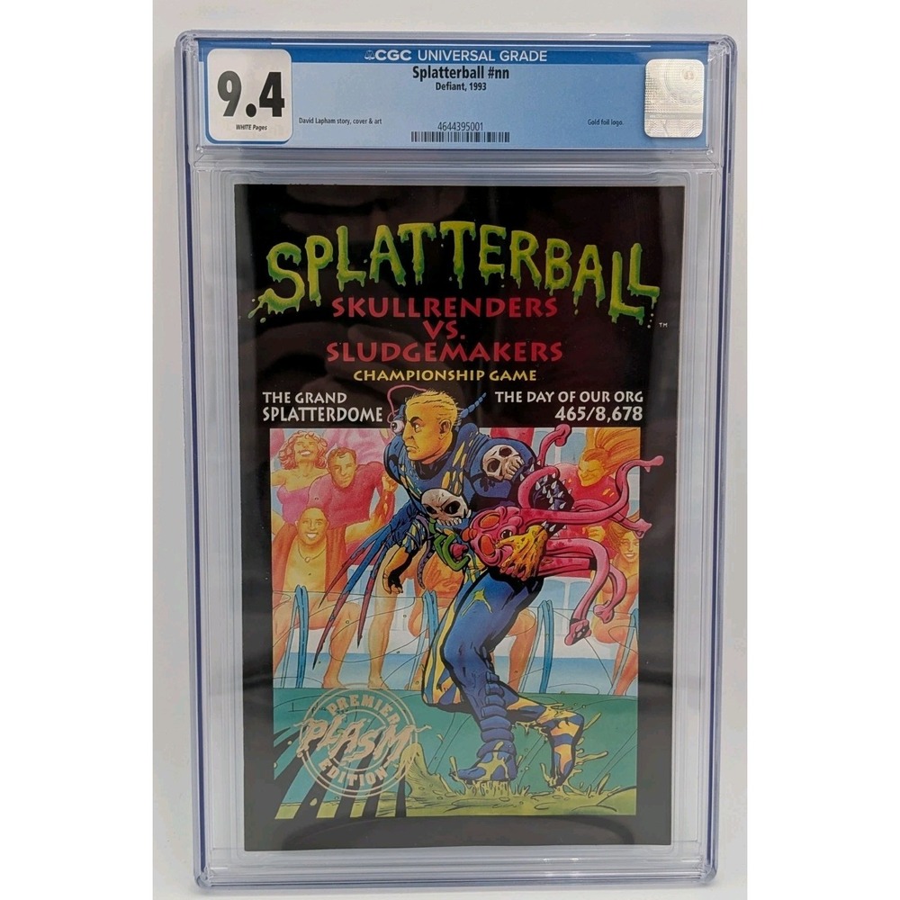 Splatterball #nn Defiant 1993 Gold Foil Variant Premier Edition HTF Low Print
